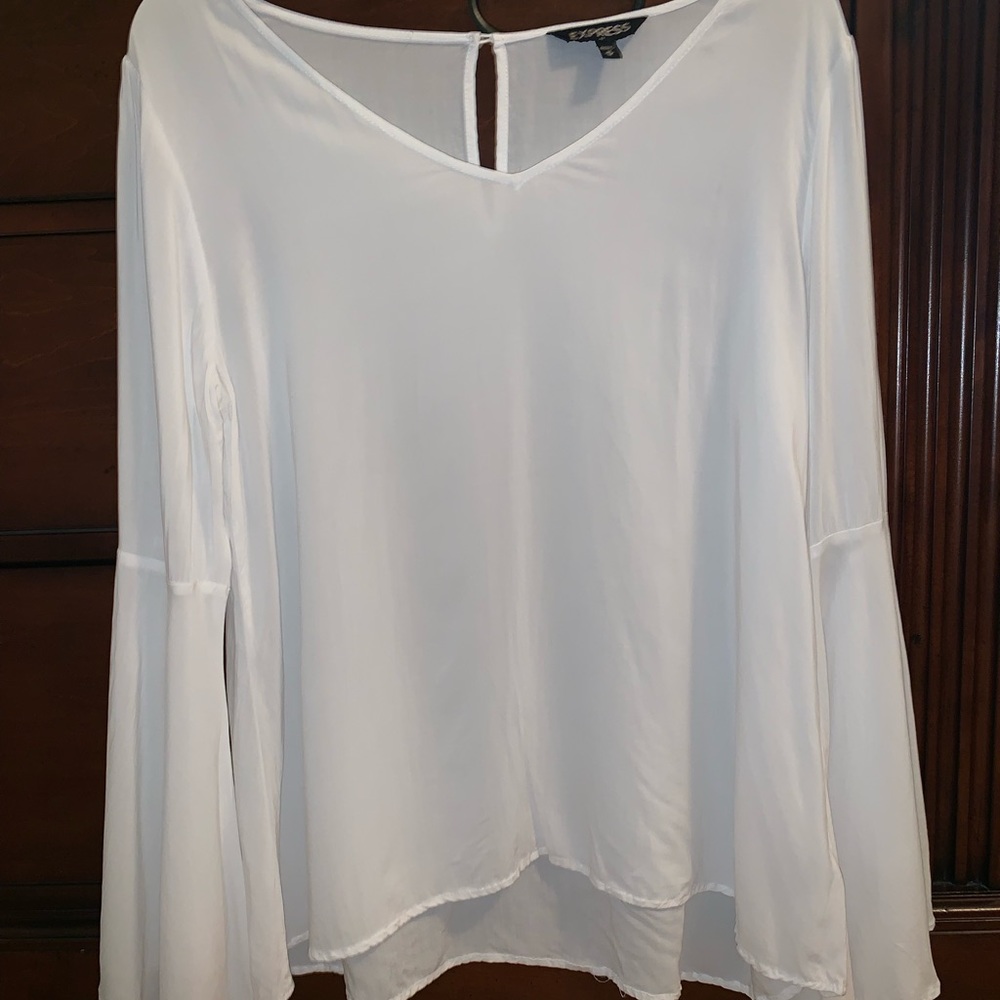 Gorgeous White Blouse Sz Medium